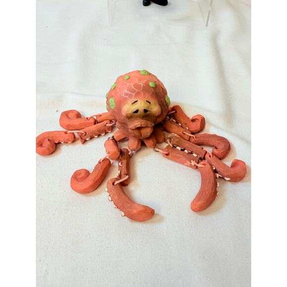 Vintage 6 Anthromorphic Nautical Figurines Sailor with Seacrratures Sitters - Picture 8 of 13